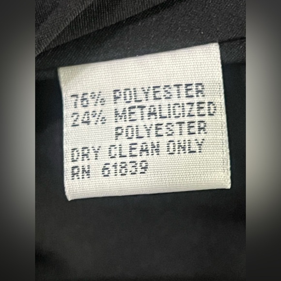 Rickie Freeman Teri John Dress Black and Gold Rose Gold Size 4 - Picture 13 of 16